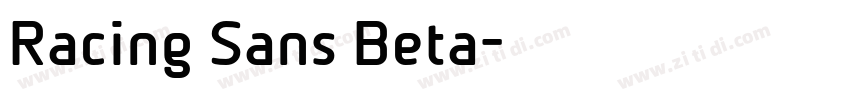 Racing Sans Beta字体转换